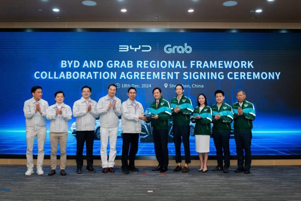 BYD akan menyediakan 50.000 unit kendaraan untuk mendukung operasional Grab di kawasan Asia Tenggara.